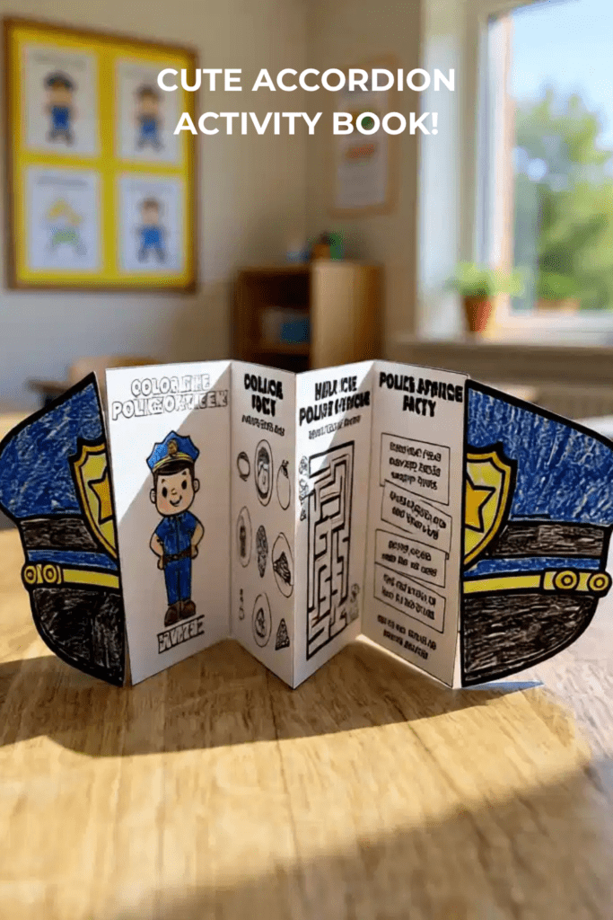 Police Accordion Activity Book