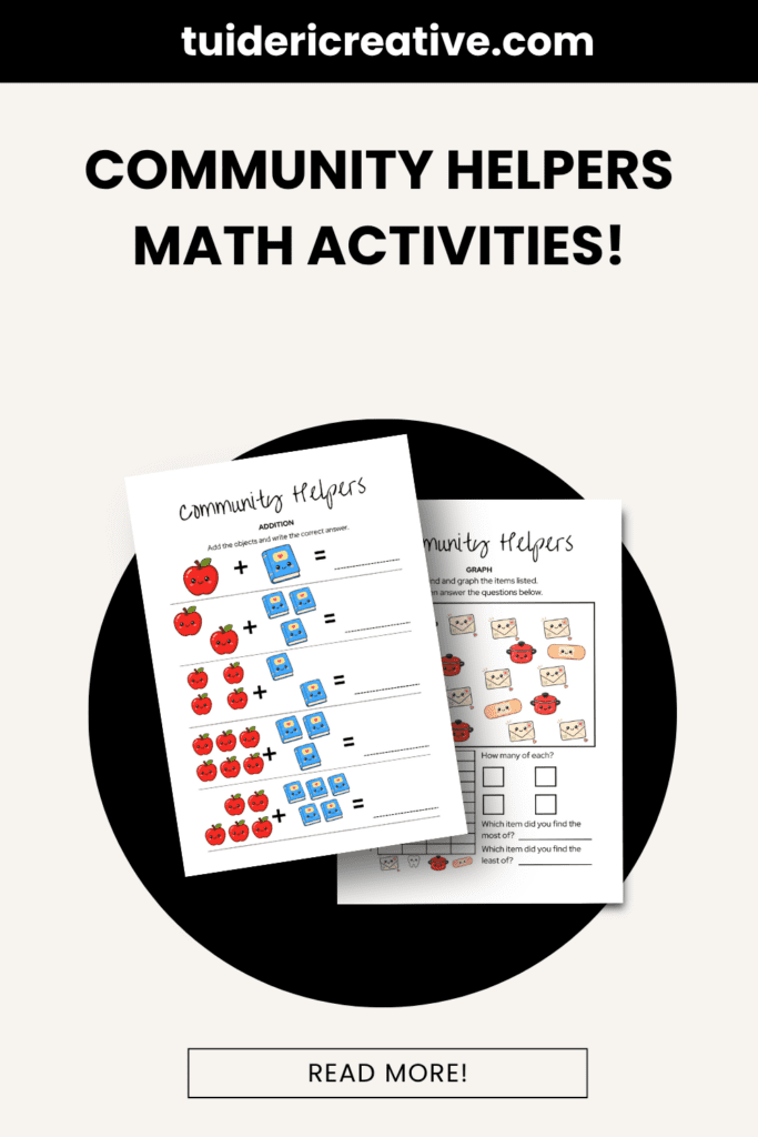 community helpers math activities