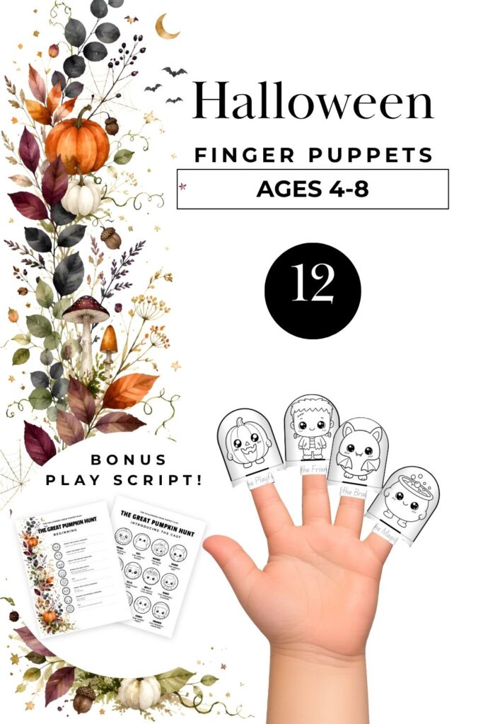 halloween finger puppets