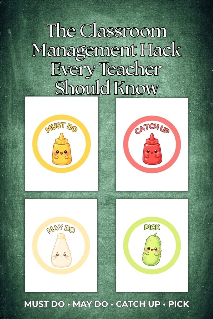 ketchup mustard pickles mayo classroom