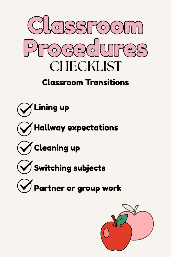classroom procedures
