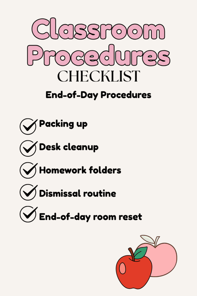 classroom procedures