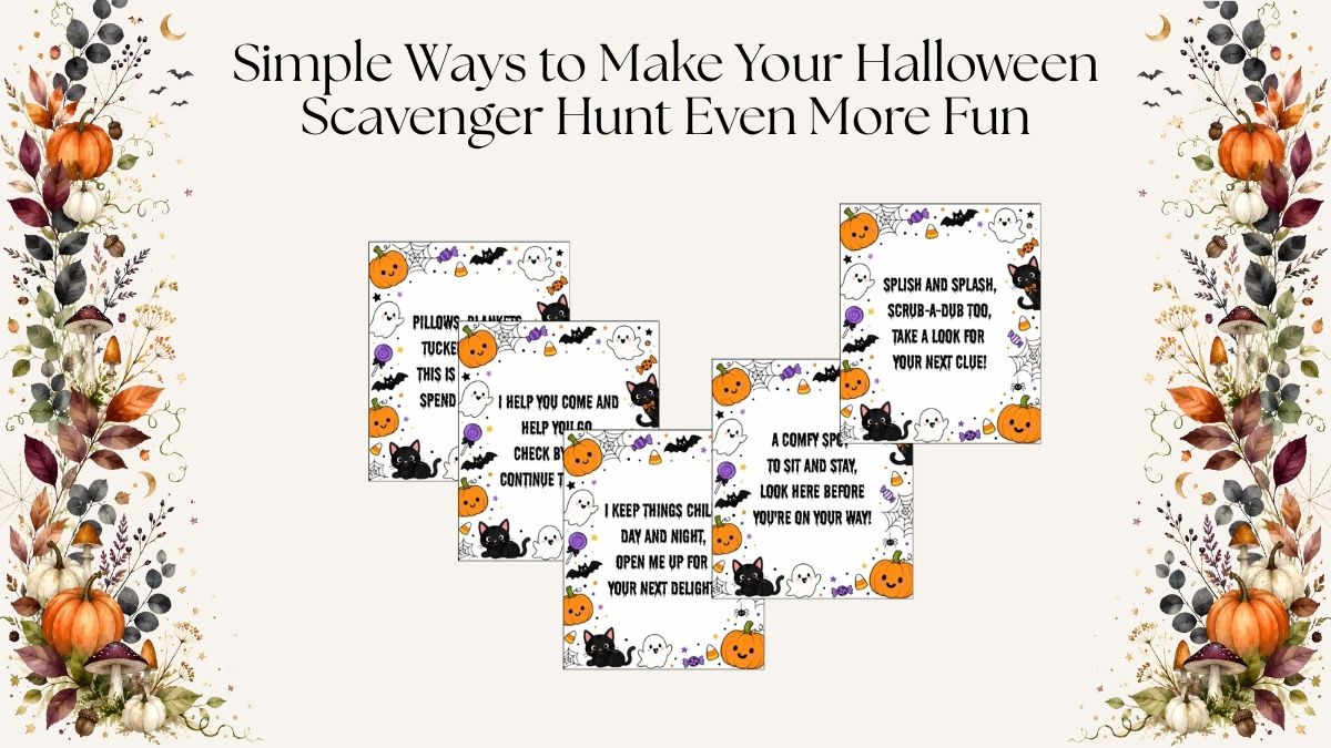 Simple Ways to Make Your Halloween Scavenger Hunt Even More Fun
