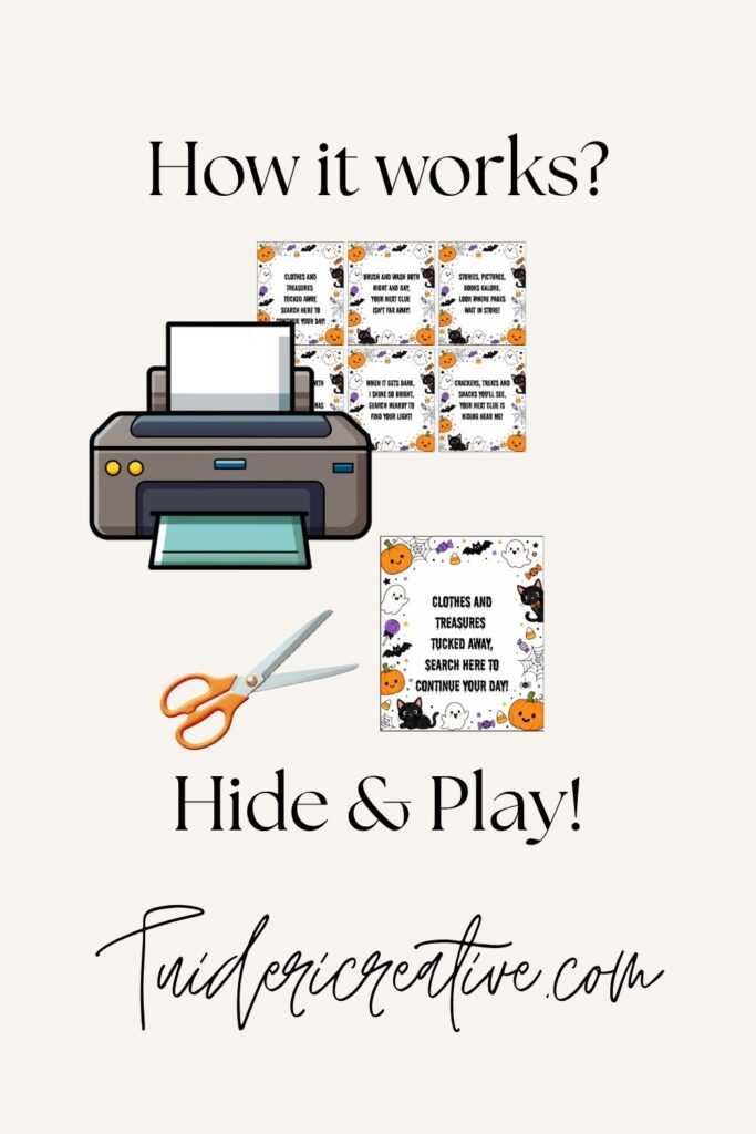 halloween scavenger hunt clues for kids