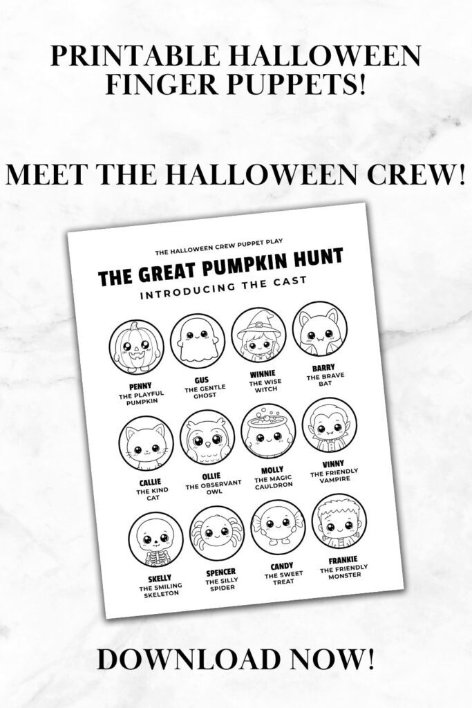 halloween finger puppets
