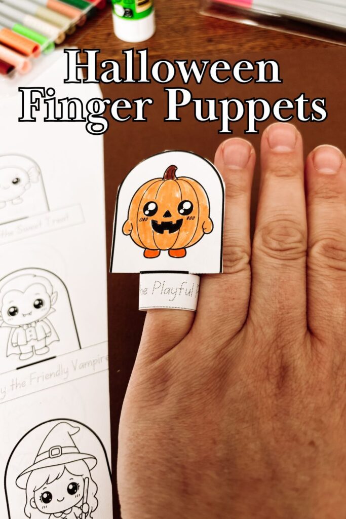 halloween finger puppets
