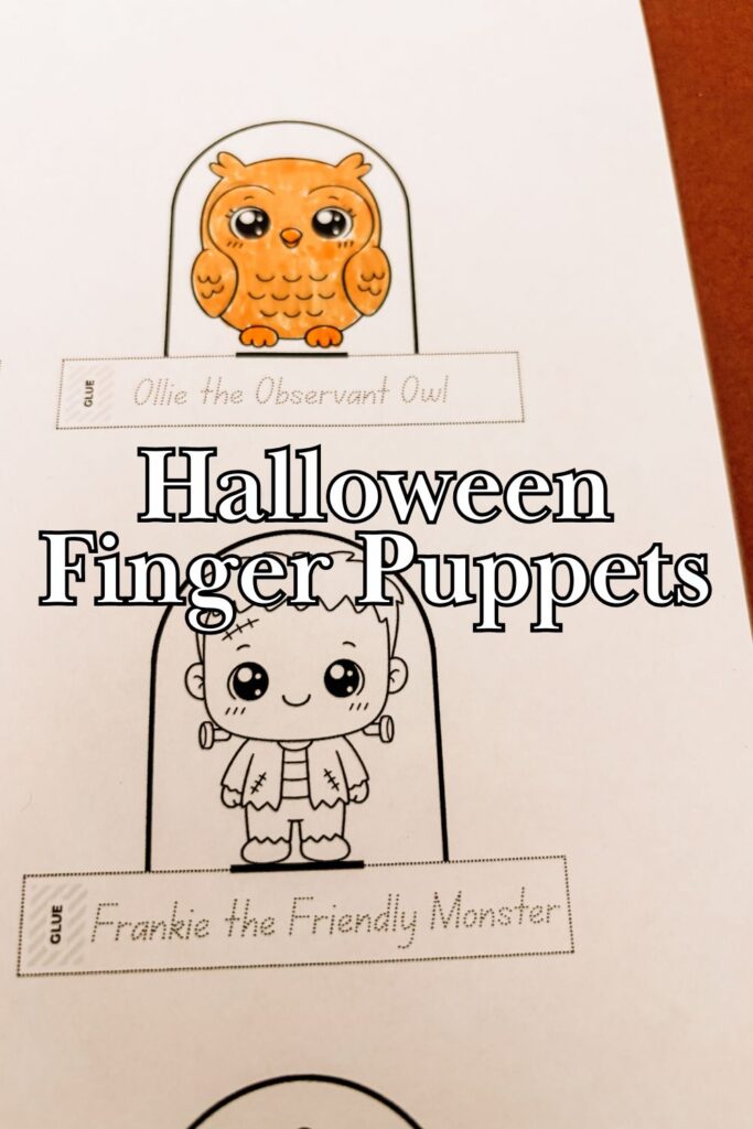 halloween finger puppets