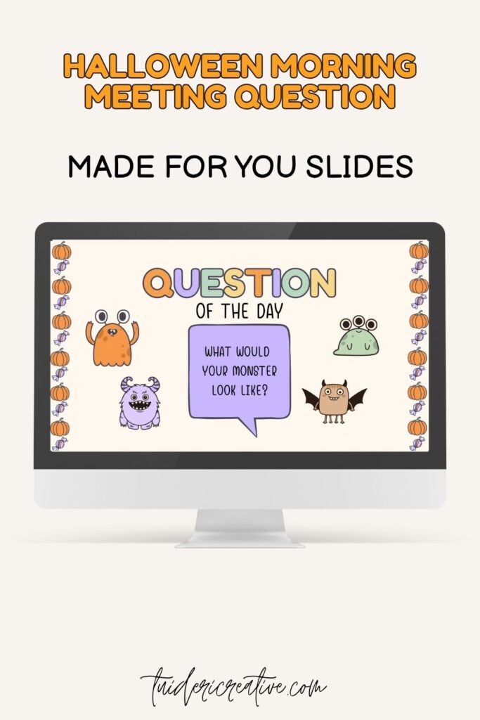 halloween morning meeting question