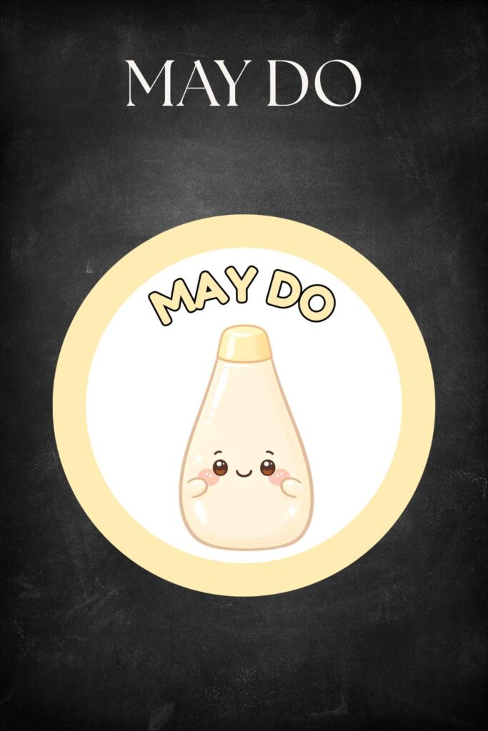 ketchup mustard pickles mayo classroom