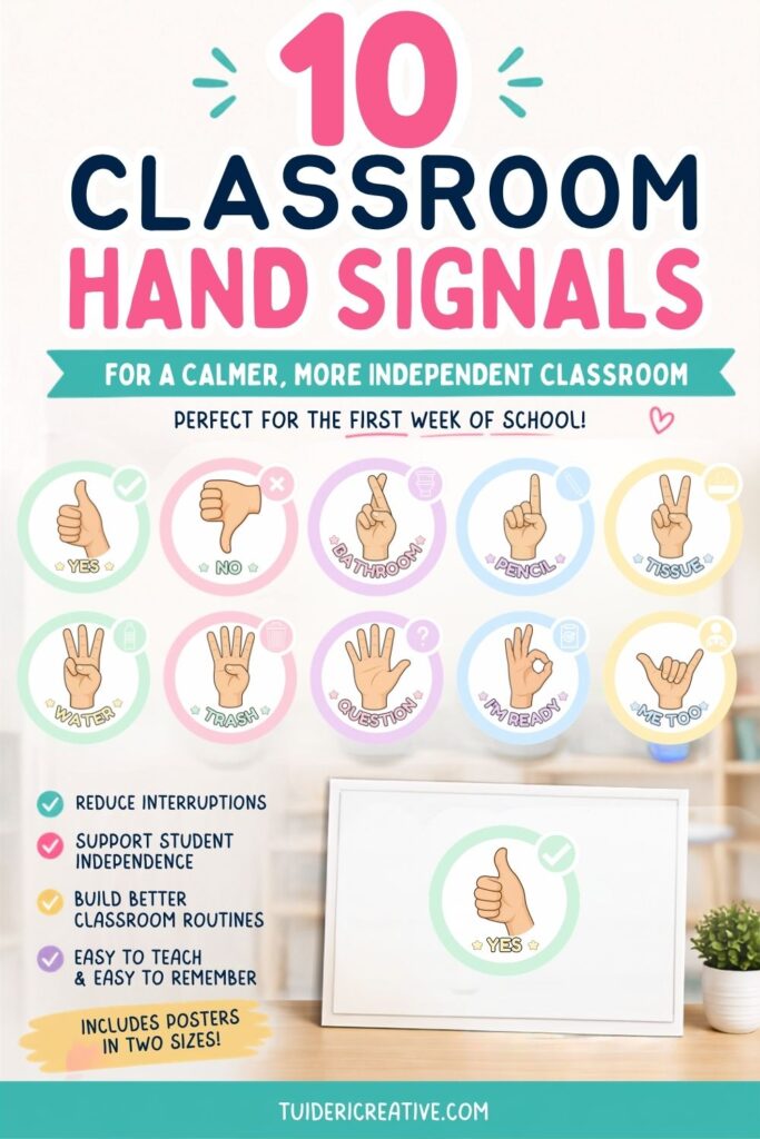Classroom Hand Signals