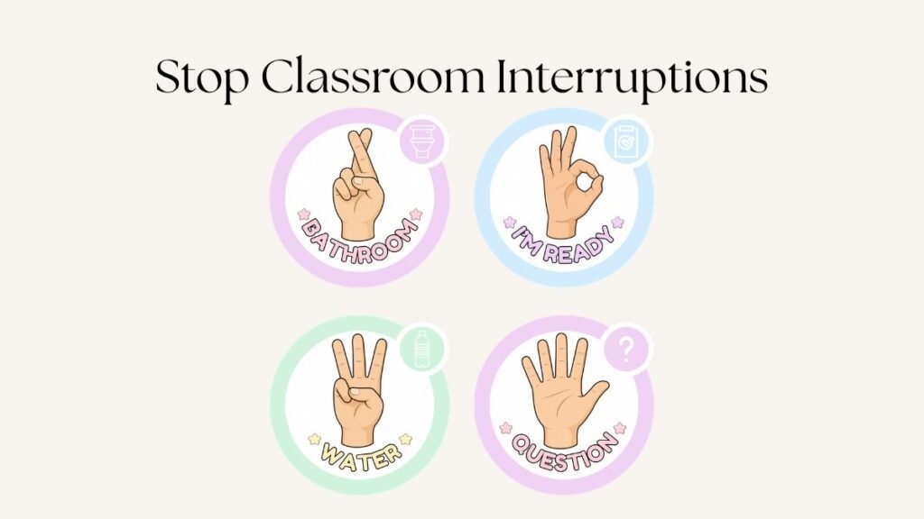 Classroom Hand Signals