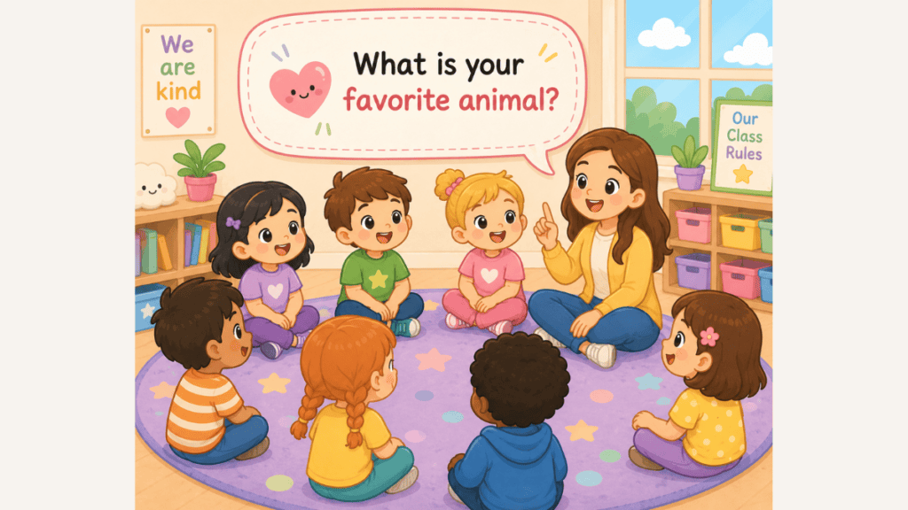 question of the day kindergarten