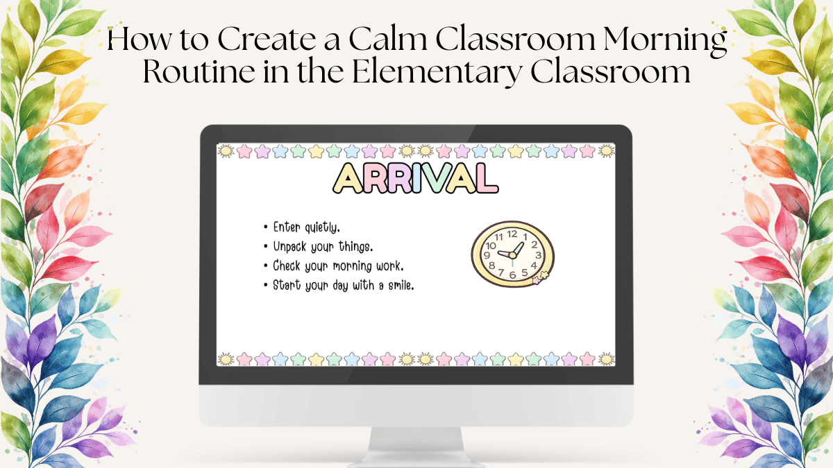 classroom morning routine