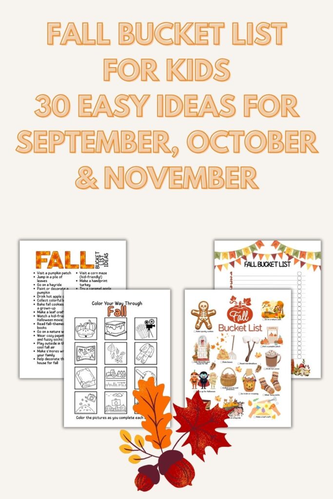 fall bucket list ideas