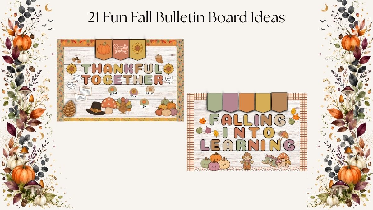 fall bulletin board ideas