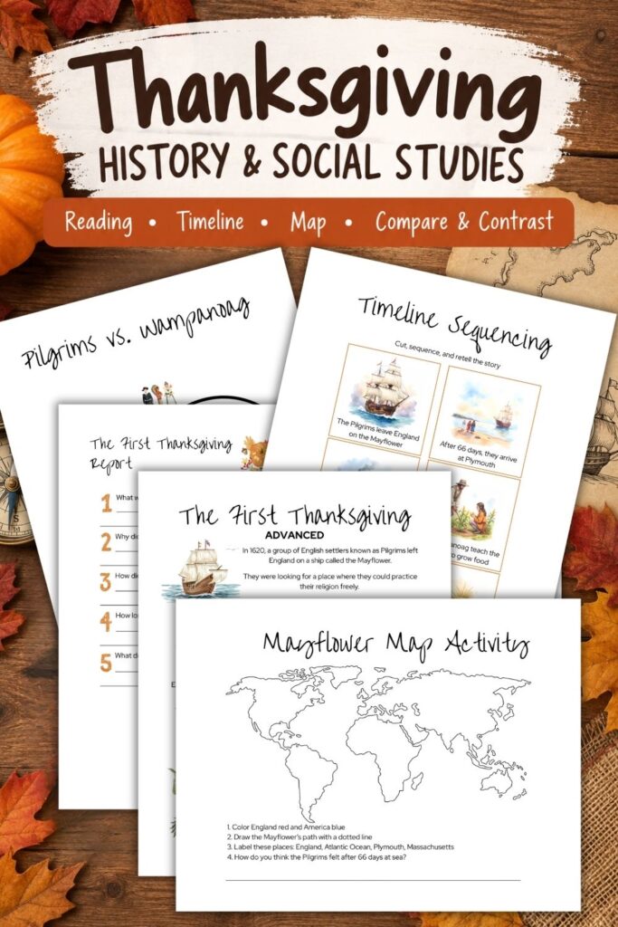 thanksgiving unit study