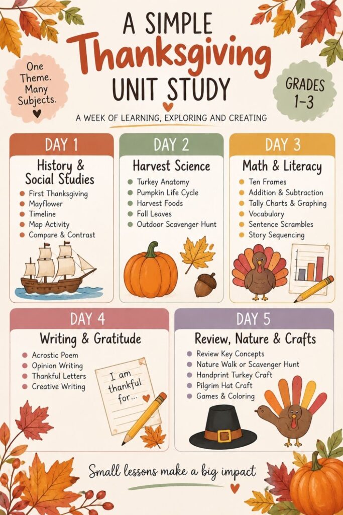 thanksgiving unit study