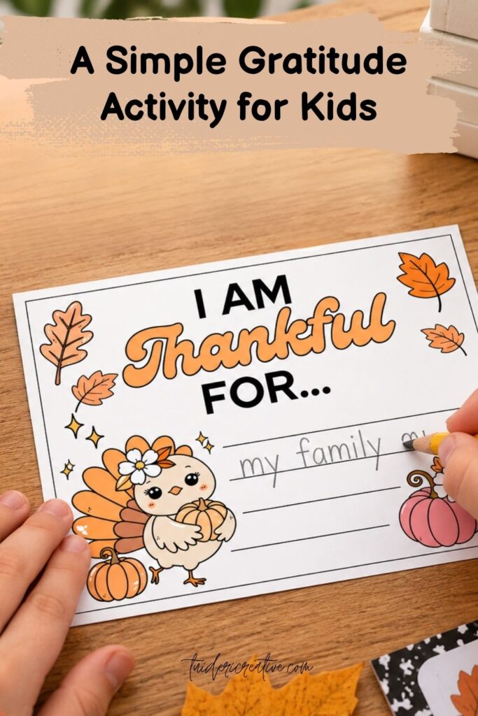 thanksgiving gratitude activities, thankful writing cards