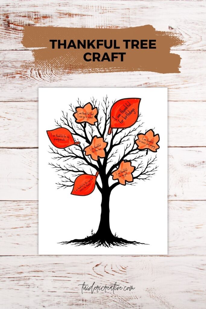 thanksgiving gratitude activities, thankful tree
