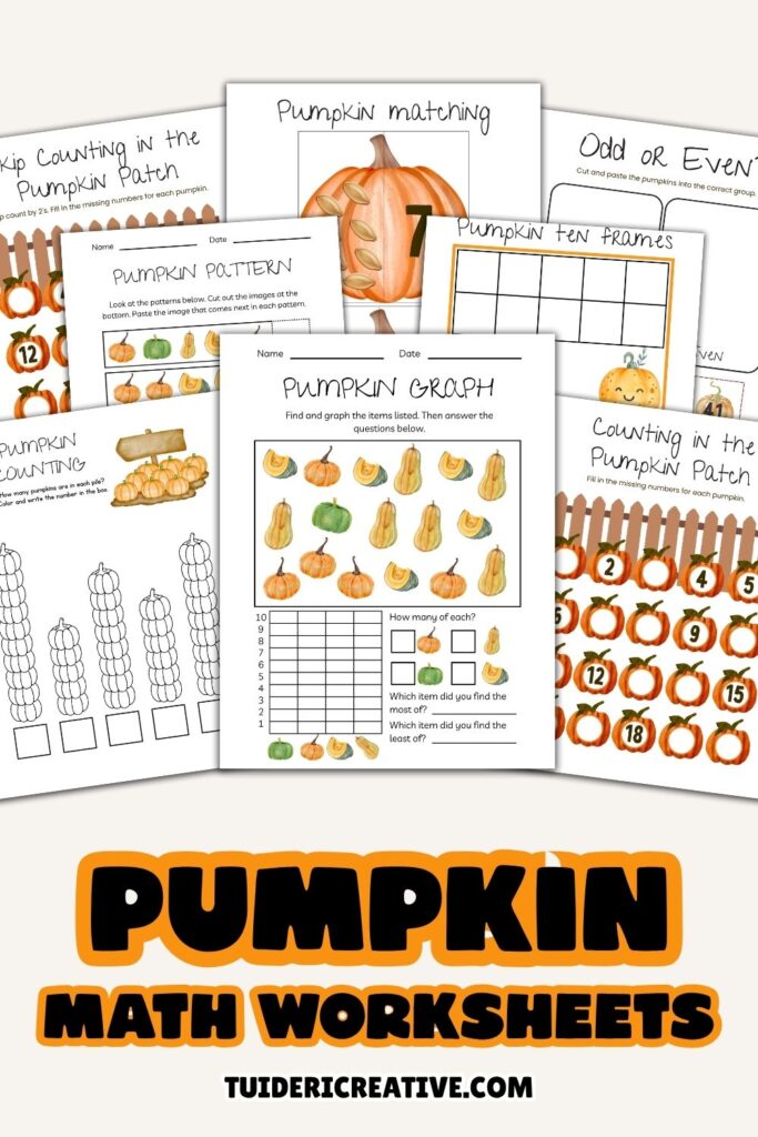 Pumpkin Activities for
Preschool