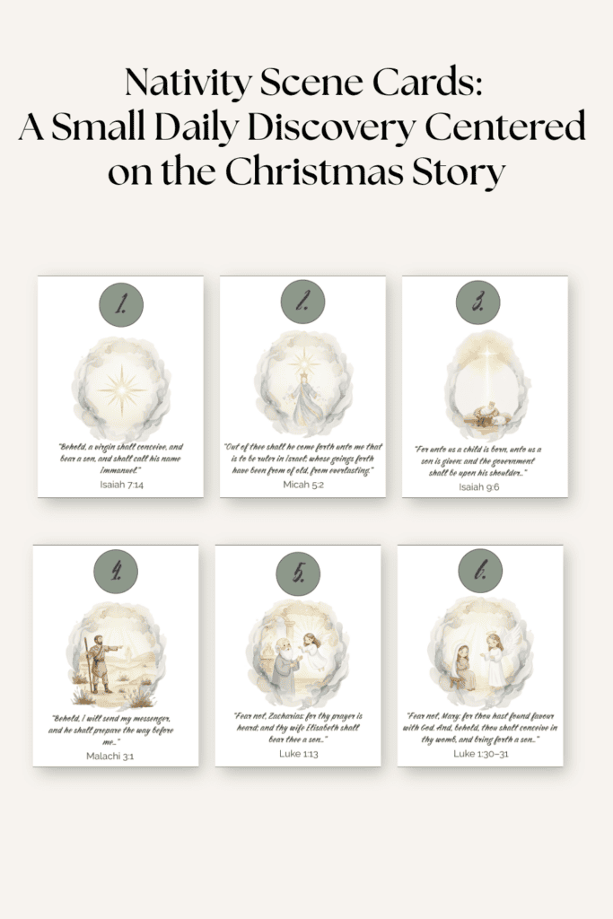 printable Christmas advent calendar