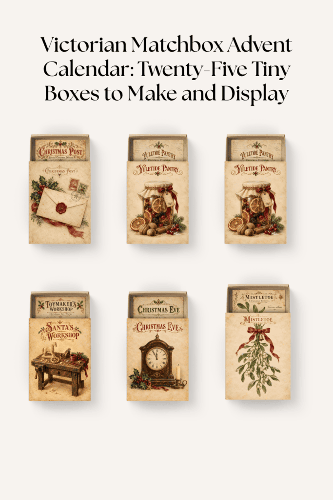 printable Christmas advent calendar